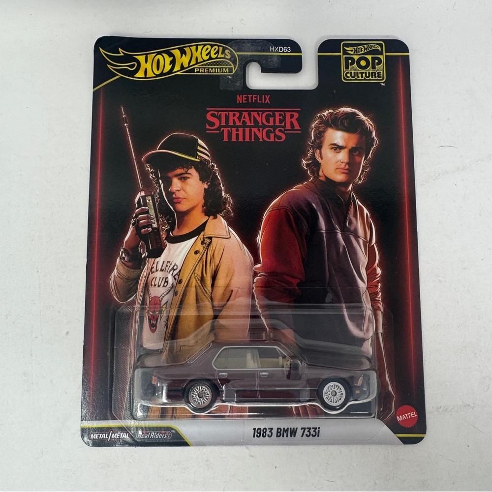 New Hot Wheels Premium 2025 Pop Culture Stranger Things 1983 BMW 733i JHW81